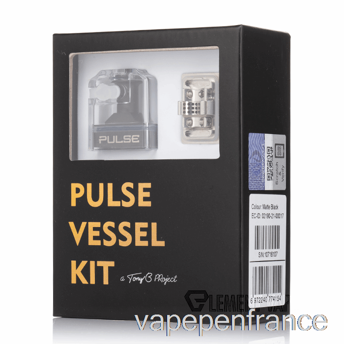 Vandy Vape Pulse Aio Kit De Récipient Stylo Vape En Acier Inoxydable